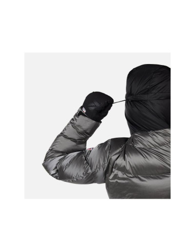 Kurtka narciarska damska rossignol w daille down jkt szara