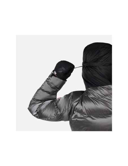 Kurtka narciarska damska rossignol w daille down jkt szara