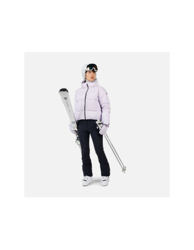 Kurtka narciarska damska rossignol w daille down jkt szara