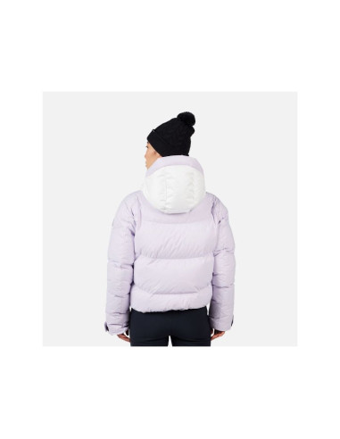 Kurtka narciarska damska rossignol w daille down jkt szara