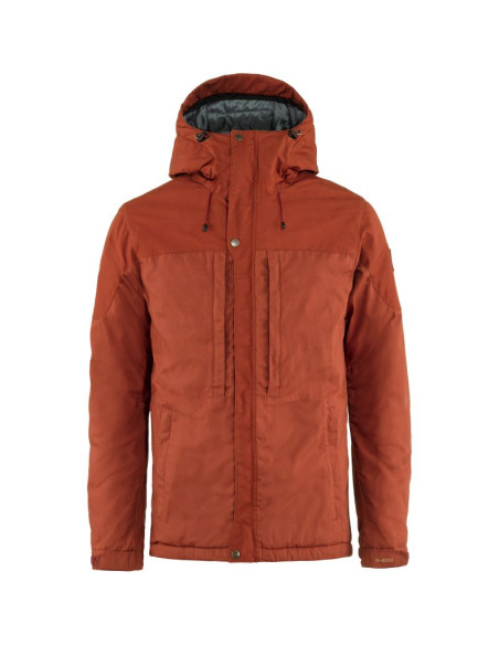 Kurtka z kapturem zimowa męska fjällräven skogsö padded jacket outdoorwa pomarańczowa (f82279-215)