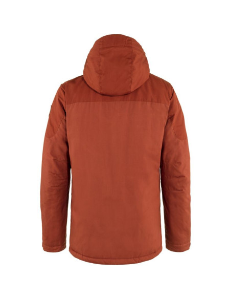 Kurtka z kapturem zimowa męska fjällräven skogsö padded jacket outdoorwa pomarańczowa (f82279-215)