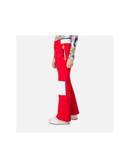 Spodnie rossignol w pilot str pant czerwony