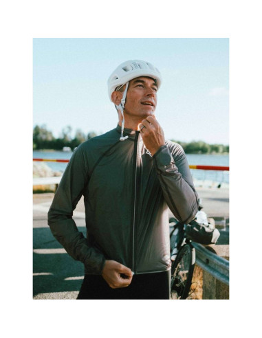 Kurtka rowerowa poc the supreme rain jacket - szary