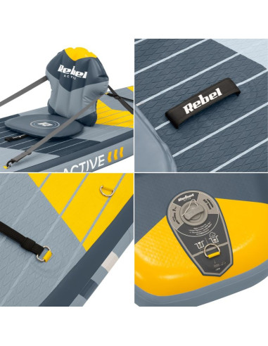 Deska sup rebel active pro touring, 381x81x15, zestaw