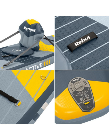 Deska sup rebel active pro touring, 381x81x15, zestaw