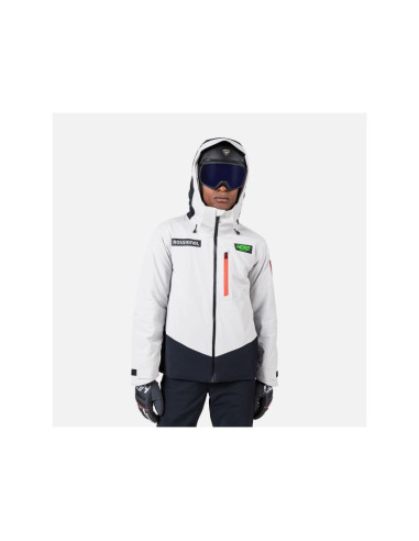 Kurtka narciarska męska rossignol hero blackside insulated jkt szara