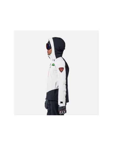 Kurtka narciarska męska rossignol hero blackside insulated jkt szara