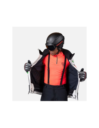 Kurtka narciarska męska rossignol hero blackside insulated jkt szara