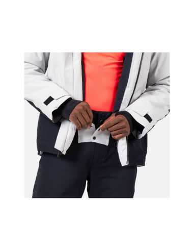 Kurtka narciarska męska rossignol hero blackside insulated jkt szara