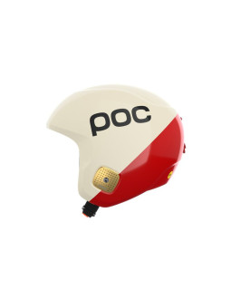 Kask narciarski poc skull dura comp mips biało/czerwony