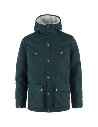Kurtka zimowa outdoorowa męska fjällräven greenland winter jacket m dark navy granatowa (f87122-555)