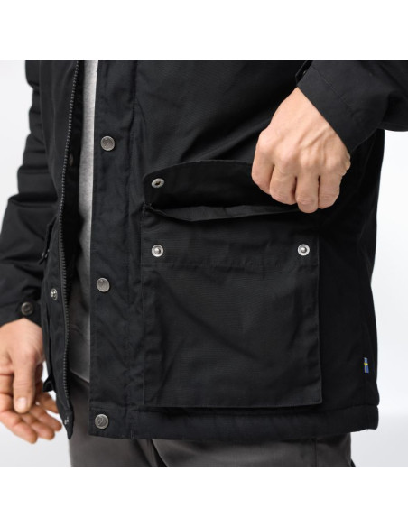 Kurtka zimowa outdoorowa męska fjällräven greenland winter jacket m dark navy granatowa (f87122-555)