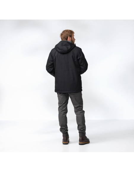 Kurtka zimowa outdoorowa męska fjällräven greenland winter jacket m dark navy granatowa (f87122-555)