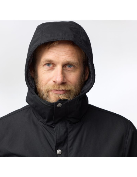 Kurtka zimowa outdoorowa męska fjällräven greenland winter jacket m dark navy granatowa (f87122-555)