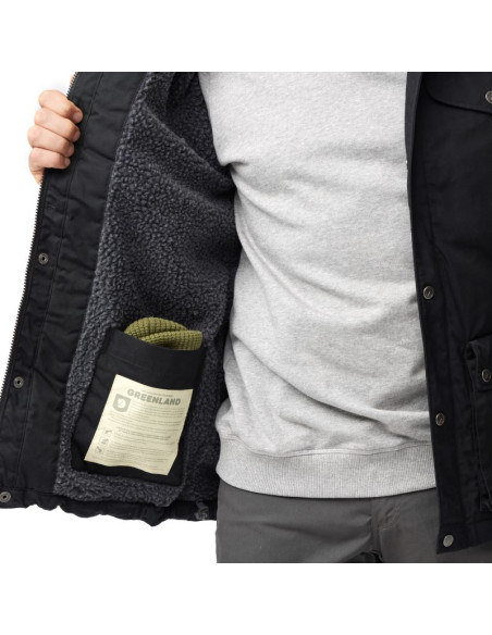 Kurtka zimowa outdoorowa męska fjällräven greenland winter jacket m dark navy granatowa (f87122-555)