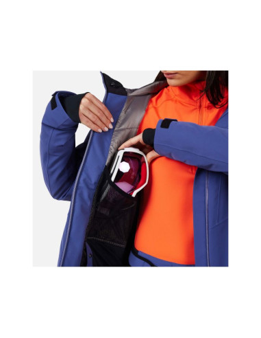 Kurtka narciarska damska rossignol w blackside jkt niebieska