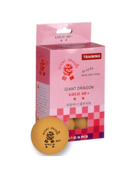 Piłeczki do ping ponga smj gold star 6 szt 8342