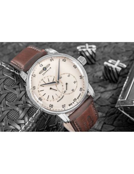 Zegarek męski zeppelin new captain's line automatic 8662-5 + box