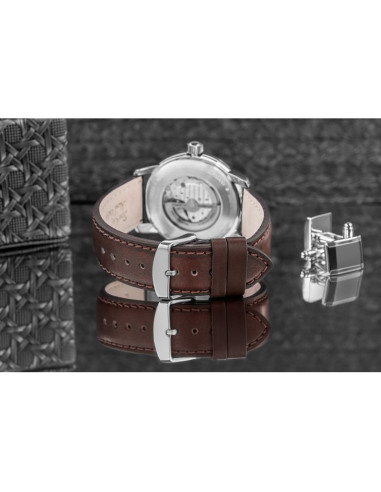 Zegarek męski zeppelin new captain's line automatic 8662-5 + box