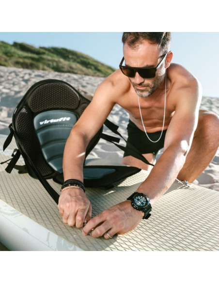 Virtufit deska sup cruiser 305 z siedziskiem i akcesoriami pomarańczowy
