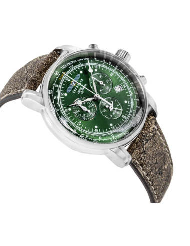 Zegarek męski zeppelin 100 jahre chronograph 8680-4 + box