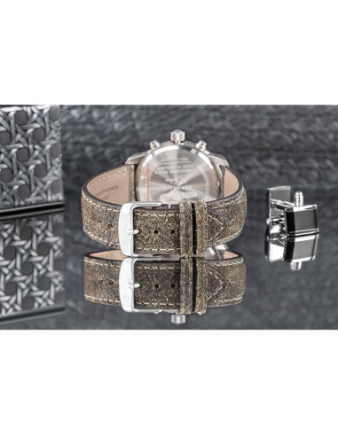 Zegarek męski zeppelin 100 jahre chronograph 8680-4 + box