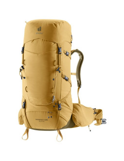Plecak trekkingowy damski deuter aircontact core 45+10 sl - savanna/nori