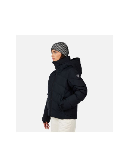Kurtka narciarska damska rossignol w wispile ripstop down jkt czarna