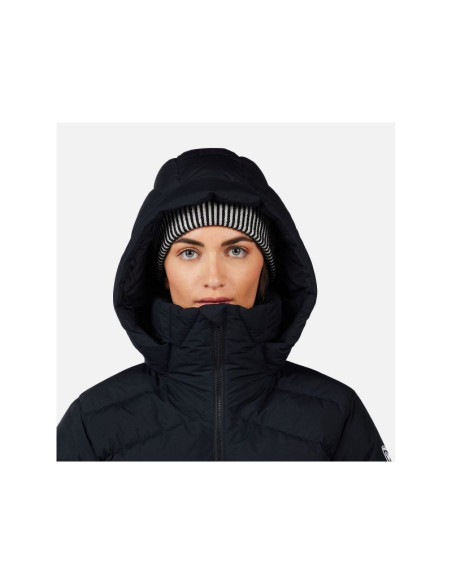 Kurtka narciarska damska rossignol w wispile ripstop down jkt czarna
