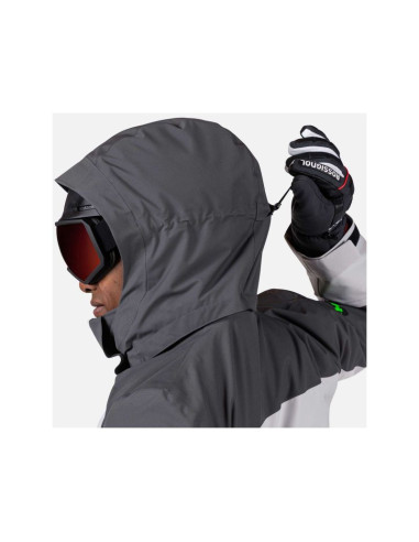 Kurtka narciarska męska rossignol hero velika insulated jkt szara