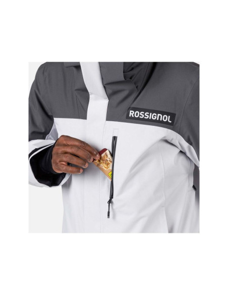 Kurtka narciarska męska rossignol hero velika insulated jkt szara