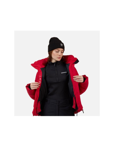 Kurtka narciarska damska rossignol w wispile ripstop down jkt czerwona
