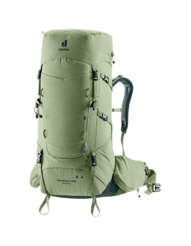 Plecak trekkingowy damski deuter aircontact core 45+10 sl - grove/ivy