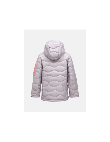 Kurtka damska puchowa peak performance w helium utility down hood jacket kolor szary