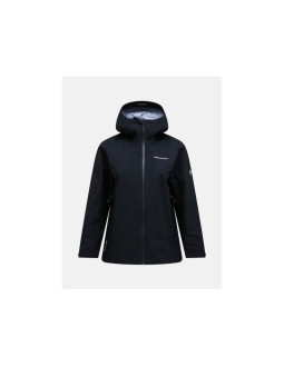 Kurtka damska peak performance w hike gore-tex 3l jacket czarny kolor czarny