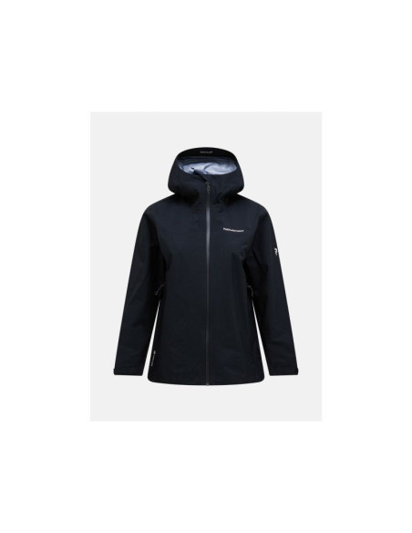 Kurtka damska peak performance w hike gore-tex 3l jacket czarny kolor czarny