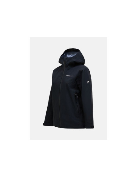 Kurtka damska peak performance w hike gore-tex 3l jacket czarny kolor czarny