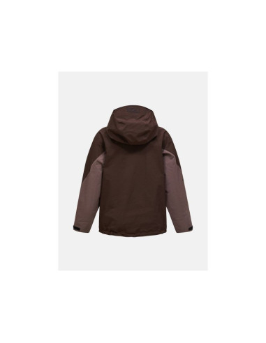 Kurtka damska peak performance w ridge hipe ace 3l shell jacket kolor brązowy