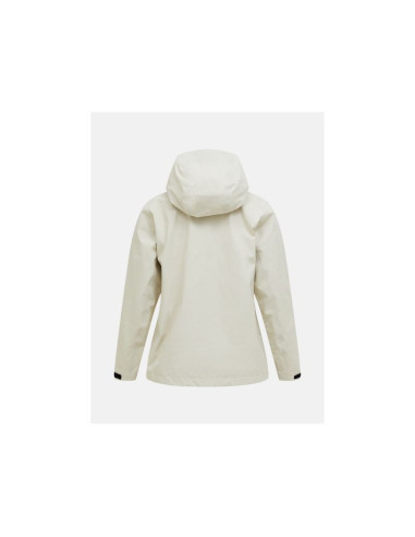 Kurtka damska peak performance w treeline gore-tex 3l shell jacket kolor beżowy