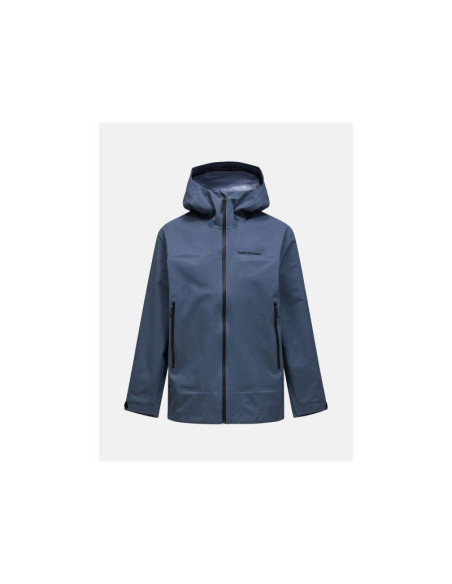Kurtka męska peak performance m treeline gore-tex 3l shell jacket kolor szary