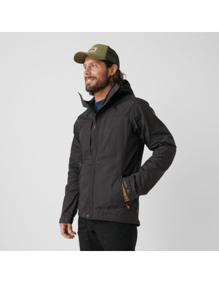 Kurtka z kapturem zimowa męska fjällräven skogsö jacket m outdoorowa ocieplana szara (f81698-030)