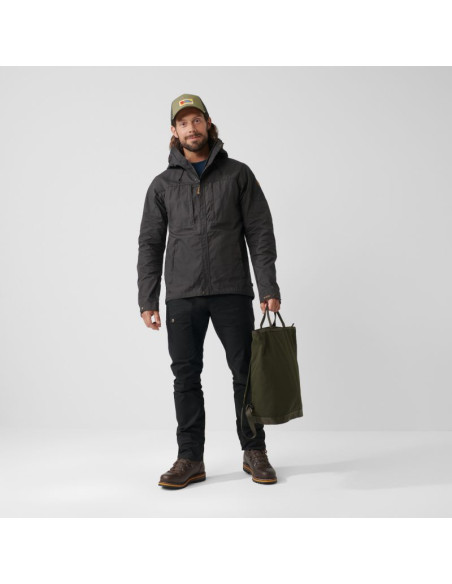 Kurtka z kapturem zimowa męska fjällräven skogsö jacket m outdoorowa ocieplana szara (f81698-030)