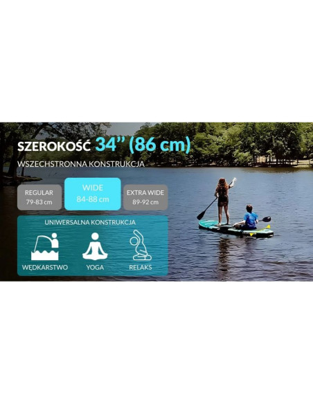 Deska sup skatinger octopus 335x86x15 cm allround