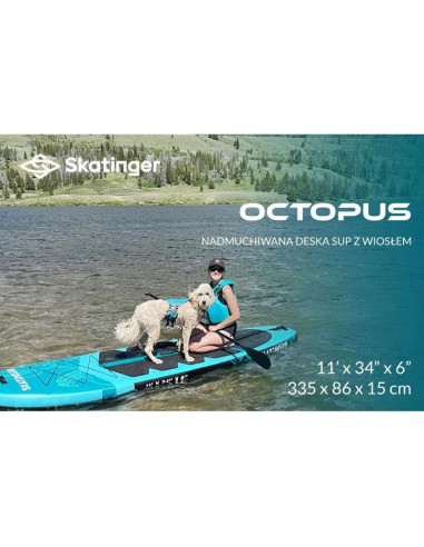 Deska sup skatinger octopus 335x86x15 cm allround