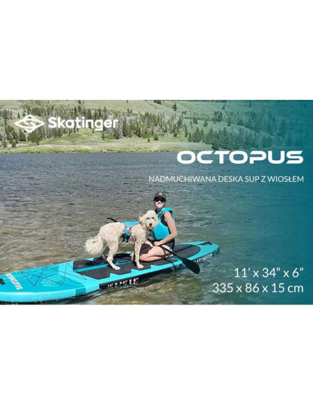 Deska sup skatinger octopus 335x86x15 cm allround