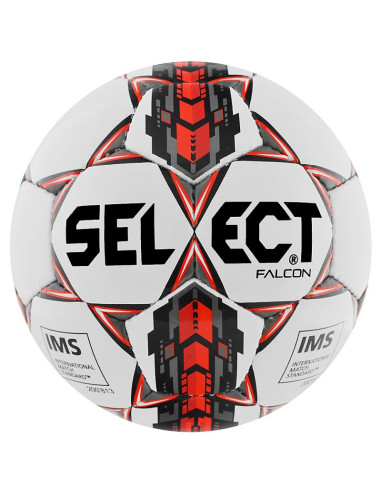 Piłka nożna select falcon biało/czerwony 10546