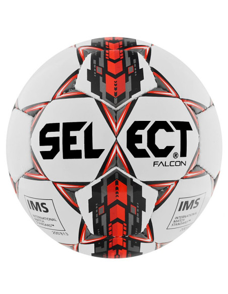 Piłka nożna select falcon biało/czerwony 10546