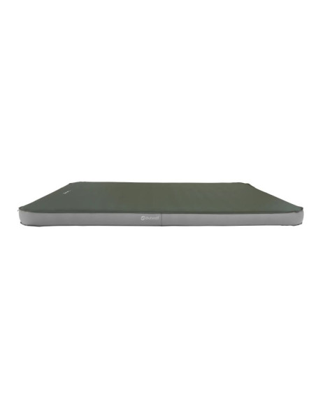 Outwell 400146 dmuchany materac podwójny materac zielony, szary unisex