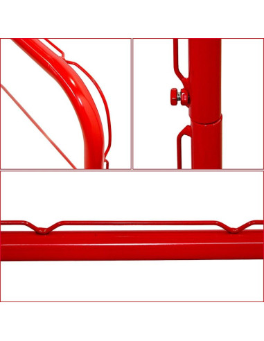 Bramka do unihokeja unihoc turniejowa 115x160 cm z siatką i piłkochwytem